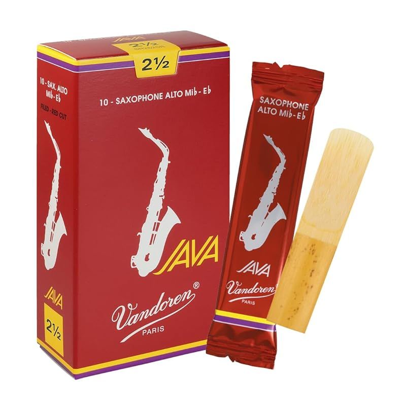 アルトサックス　リード　JAVA 2 1/2 未開封　2箱 バンドーレン アルトサックスリード JAVA RED:2-1/2(10枚入