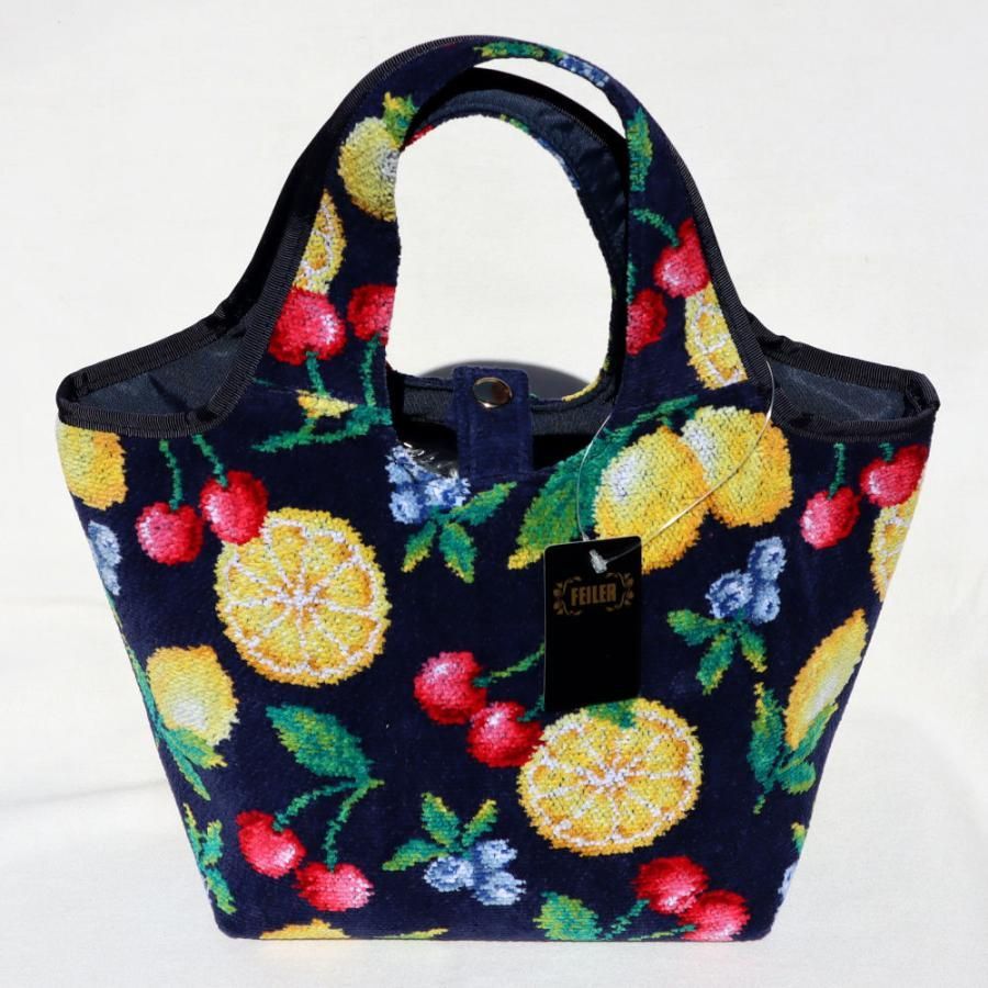 フェイラー バッグ 定価24,200円 ラフルッタ ネイビー LA FRUTTA LFT 