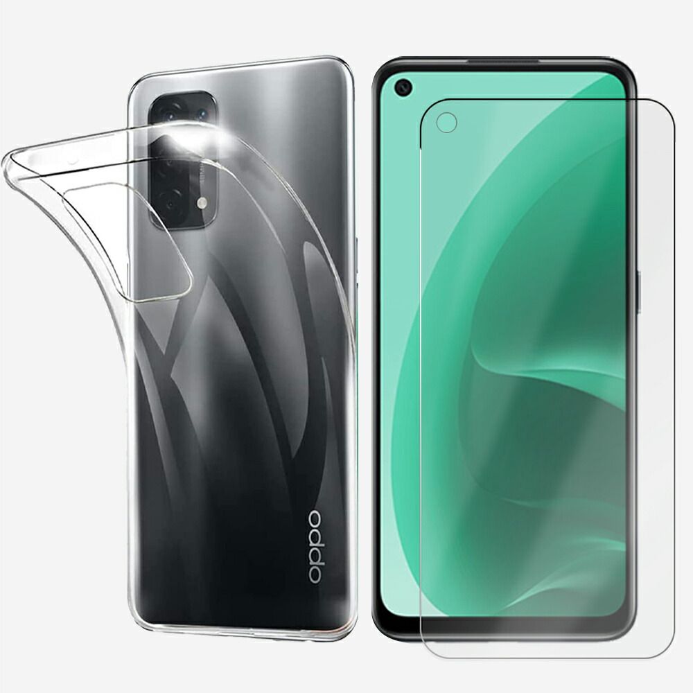 Oppo A55s 5G　 本体 保護ガラスフィルム、ケース付き 楽天市場】[ガラスフィルム付き] oppo a55s 5g ケース OPPO A54