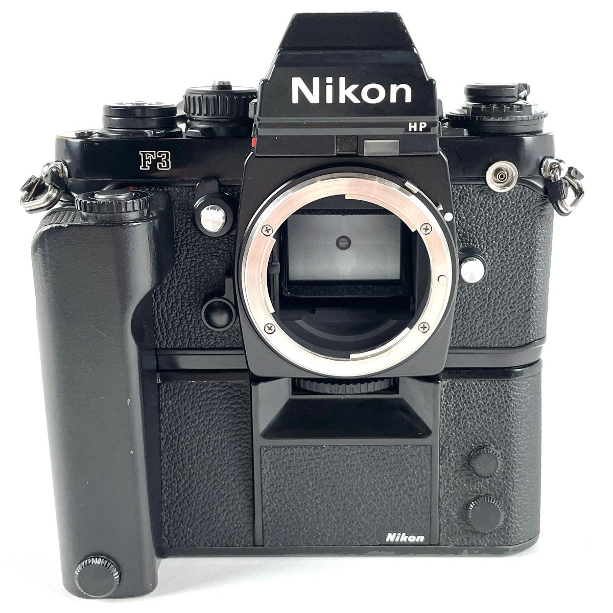 ニコン Nikon F3 HP + MD-4 モータードライブ フィルム マニュアルフォーカス 一眼レフカメラ 【中古】