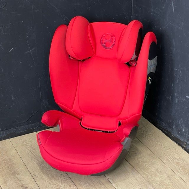 cybex SOLUTION S-FIXサイべックスジュニアシートリベルレッド ハイバックジュニアシート【中古】cybex Gmbh サイベックス