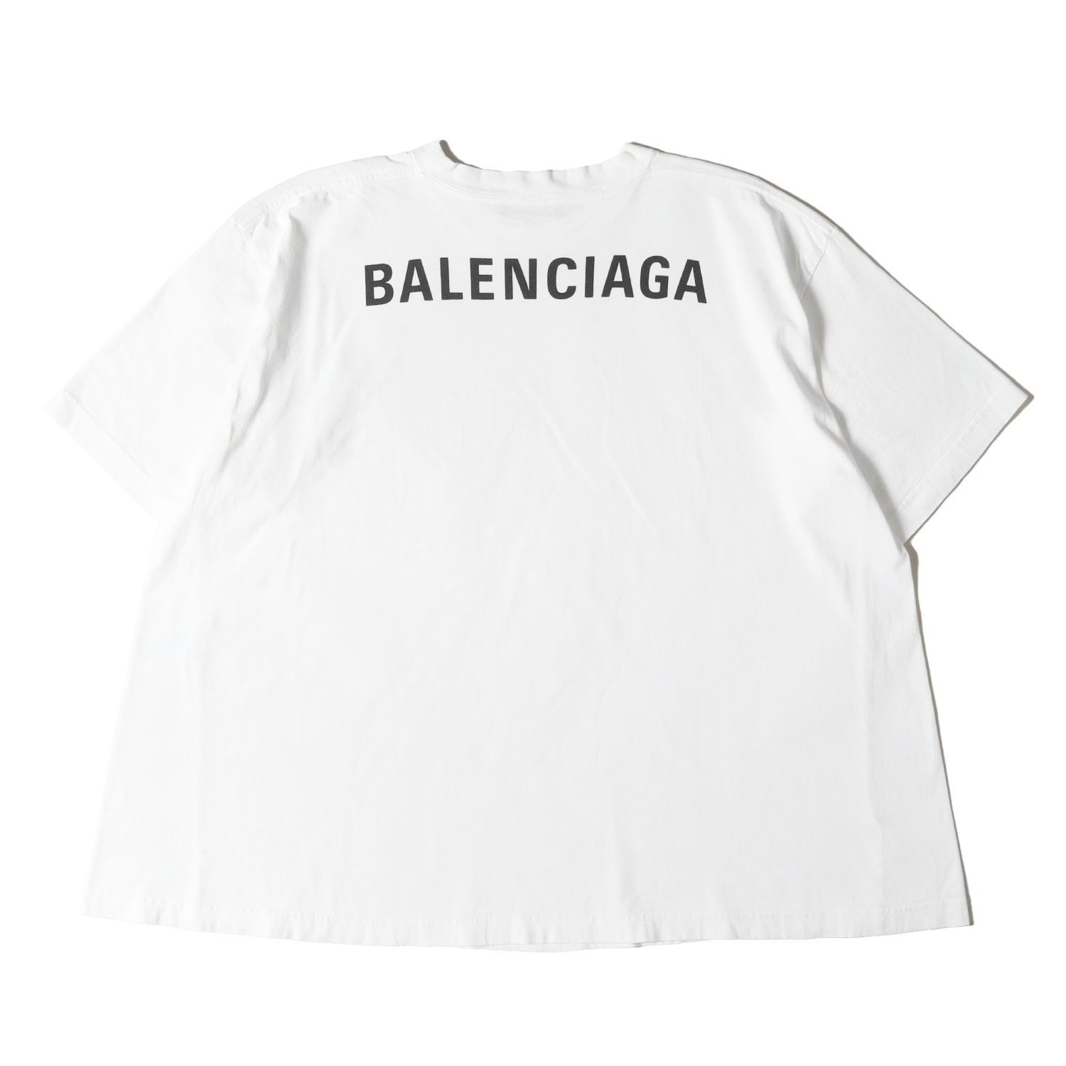 BALENCIAGA バレンシアガ Tシャツ サイズ:XL / バックロゴ