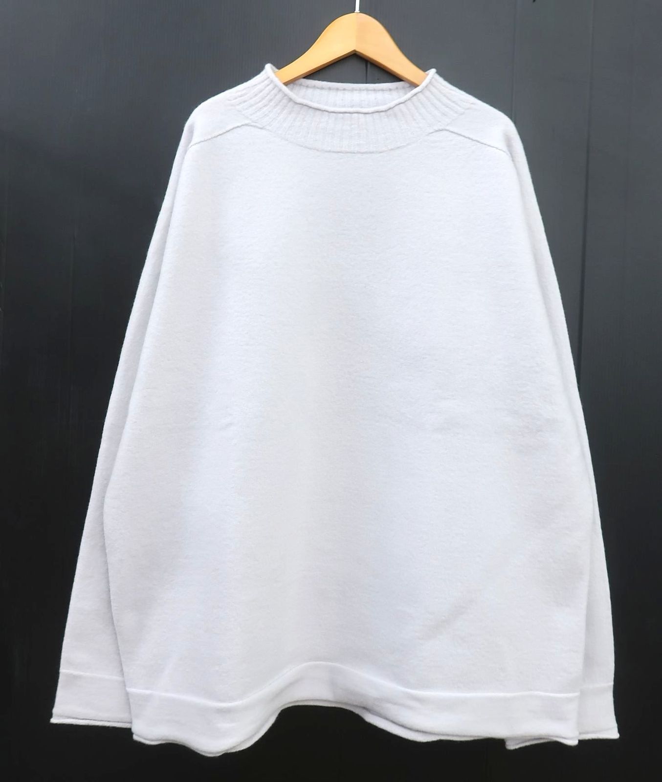 MHL.MARGARET HOWELL マーガレットハウエル 596-4260505 24AW FELTED ROUGH WOOL ニット XL