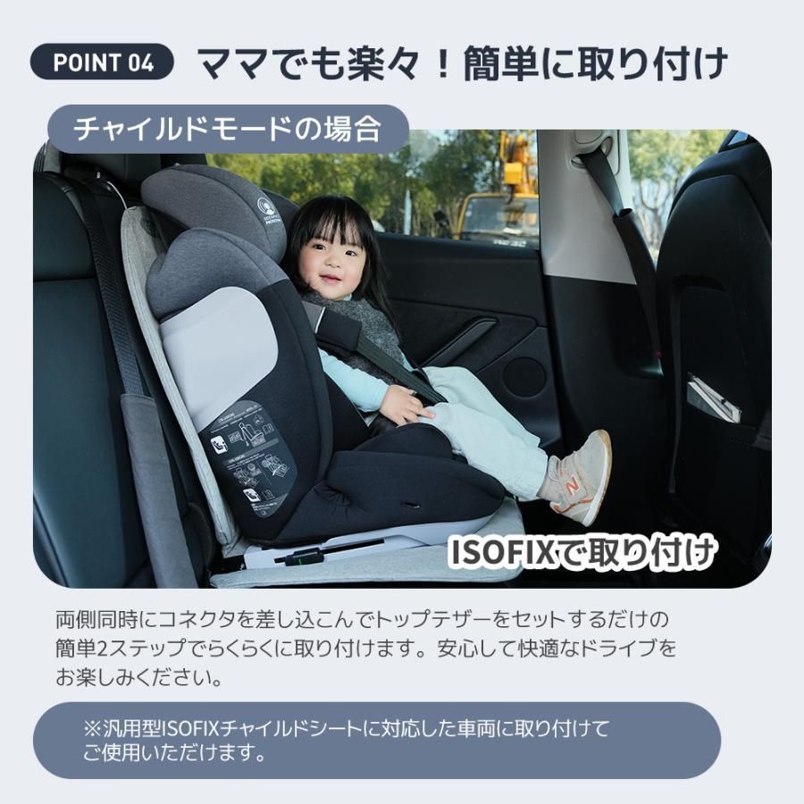 ISOFIX 1歳〜12歳頃