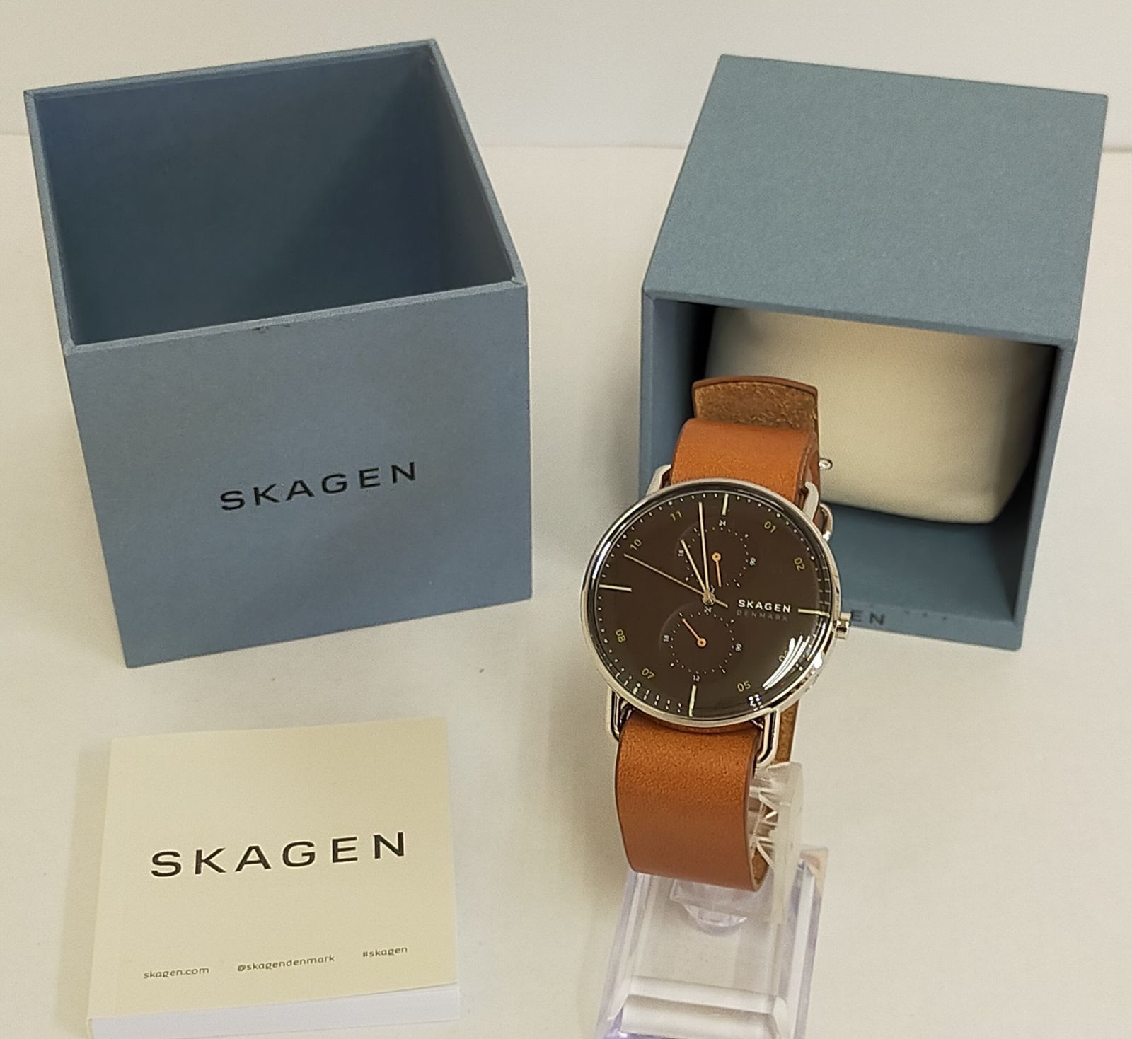 SKAGEN HORIZONT 42mm クオーツ 見やすく デュアルタイム 売買されたオークション情報 落札价格 【au  payマーケット】の商品情報をアーカイブ公開