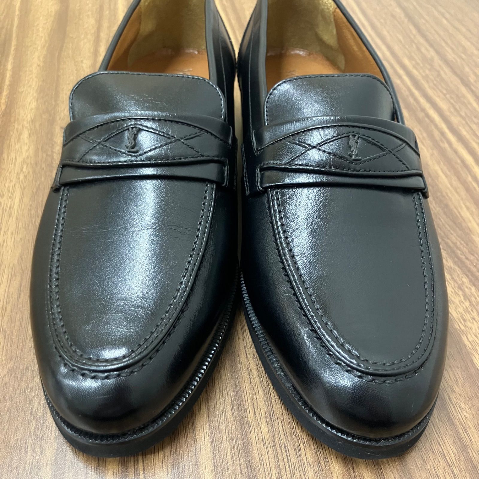 希少 YVES SAINT LAURENTイヴサンローラン ローファー　25.5 美品 イヴサンローラン ローファー 26cm - メルカリ