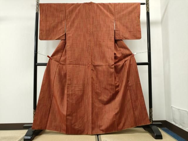 平和屋着物●本場大島紬　7マルキ　青海波　正絹　逸品　DAAV3396 平和屋着物○本場大島紬 7マルキ 青海波 正絹 逸品 DAAV3396