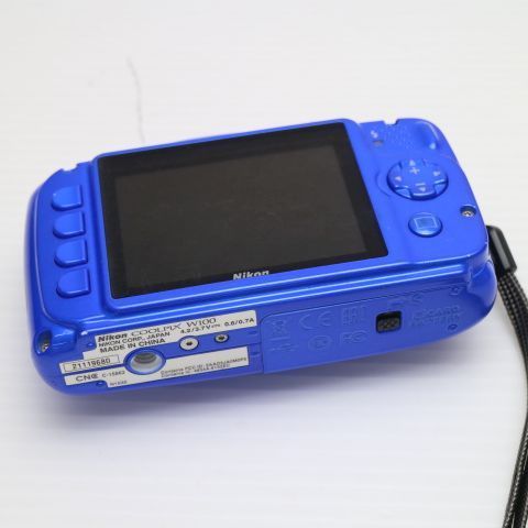 COOLPIX W 100 ブルー コンデジ Nikon 本体 02000