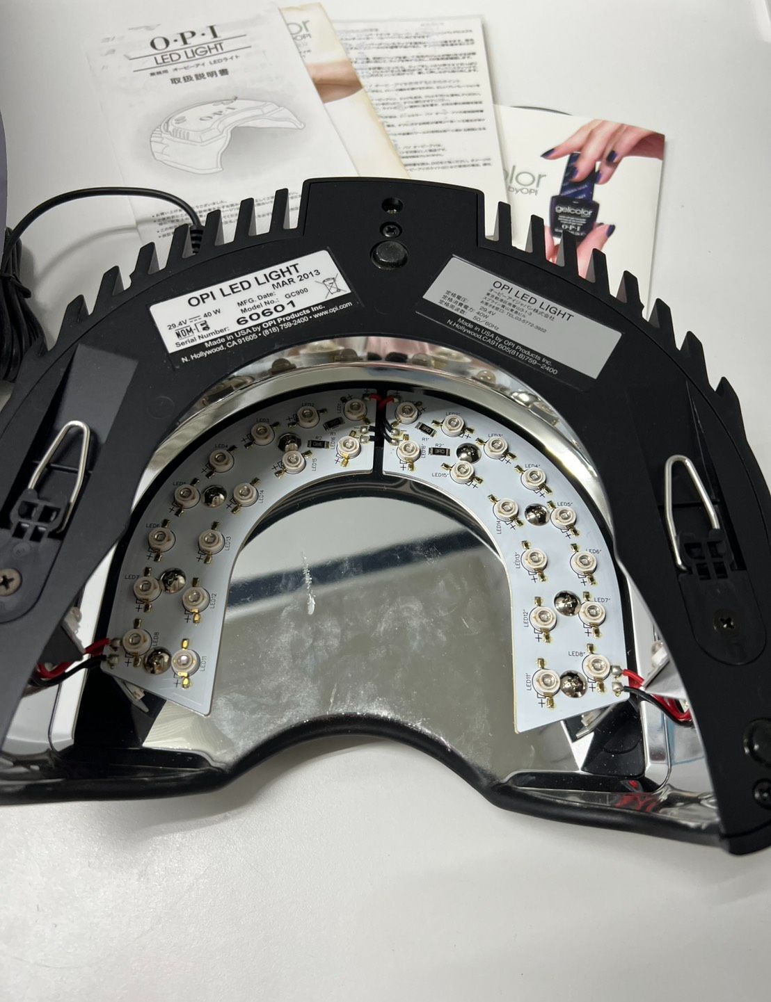 良品】OPI LED Light GC900/LEDライト/ネイル
