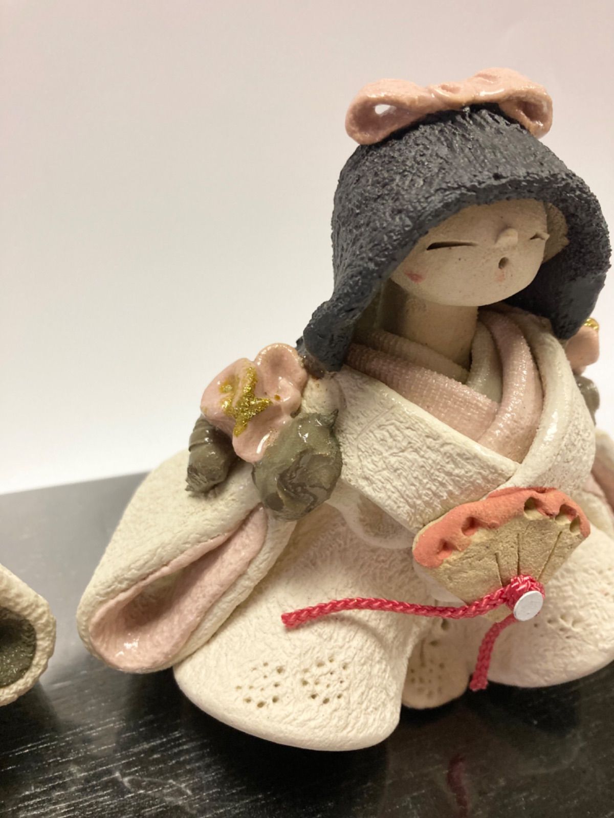 希少　陶器　焼き物　水野雅子　作家作品　雛人形　瀬戸焼　伝統文化　芸術　民藝 希少 陶器 焼き物 水野雅子 作家作品 雛人形 瀬戸焼 伝統文化