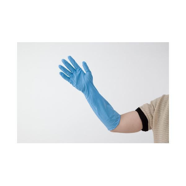 ショーワグローブ ニトリスト 手袋 スーパーロング L 10箱 使い捨て手袋 使いきり手袋