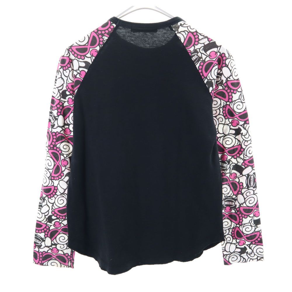 ヒステリックミニ 長袖 Tシャツ 140 ブラック HYSTERIC MINI ロンT