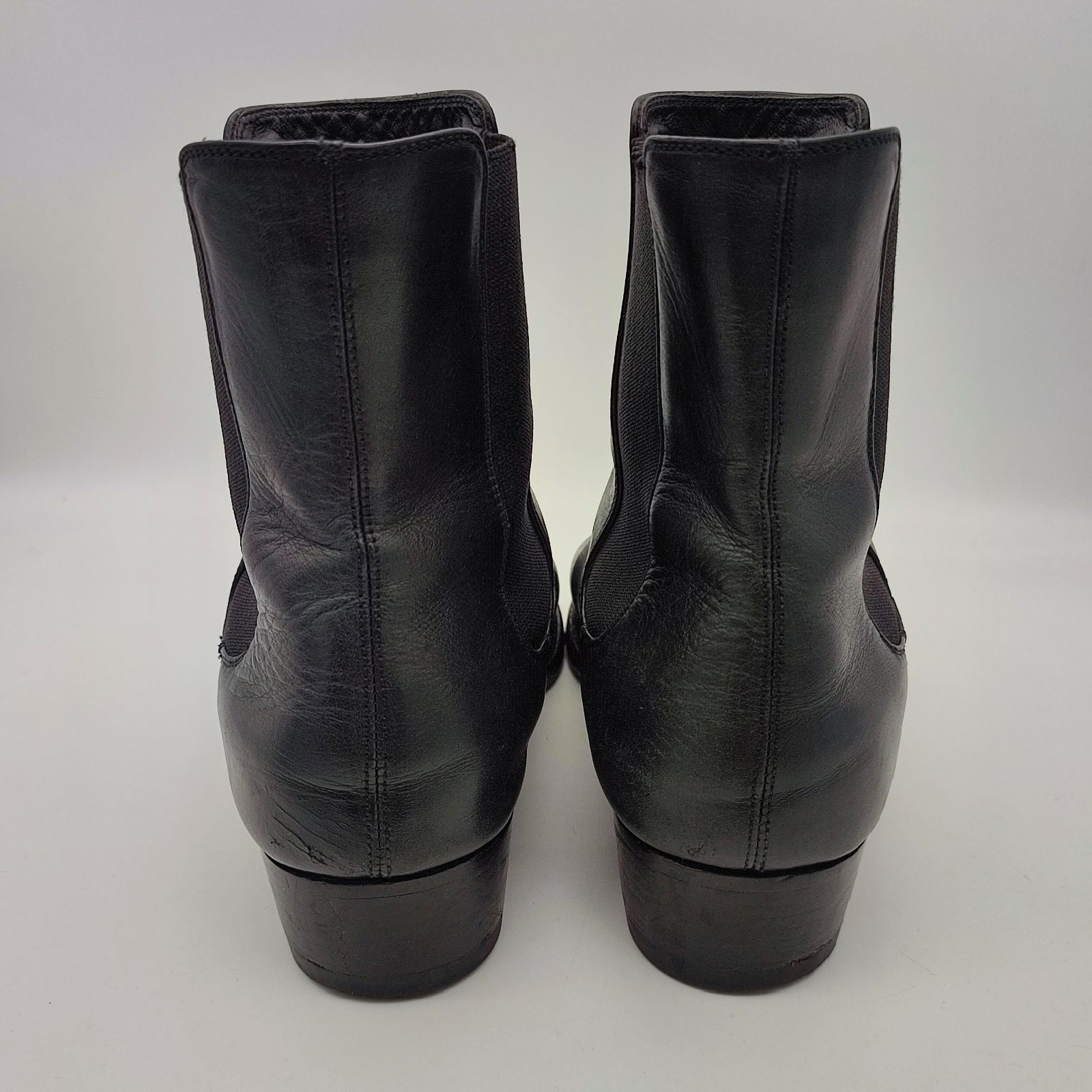 サンローラン サイドゴア チェルシーブーツ ブラックレザー 39 - メルカリ