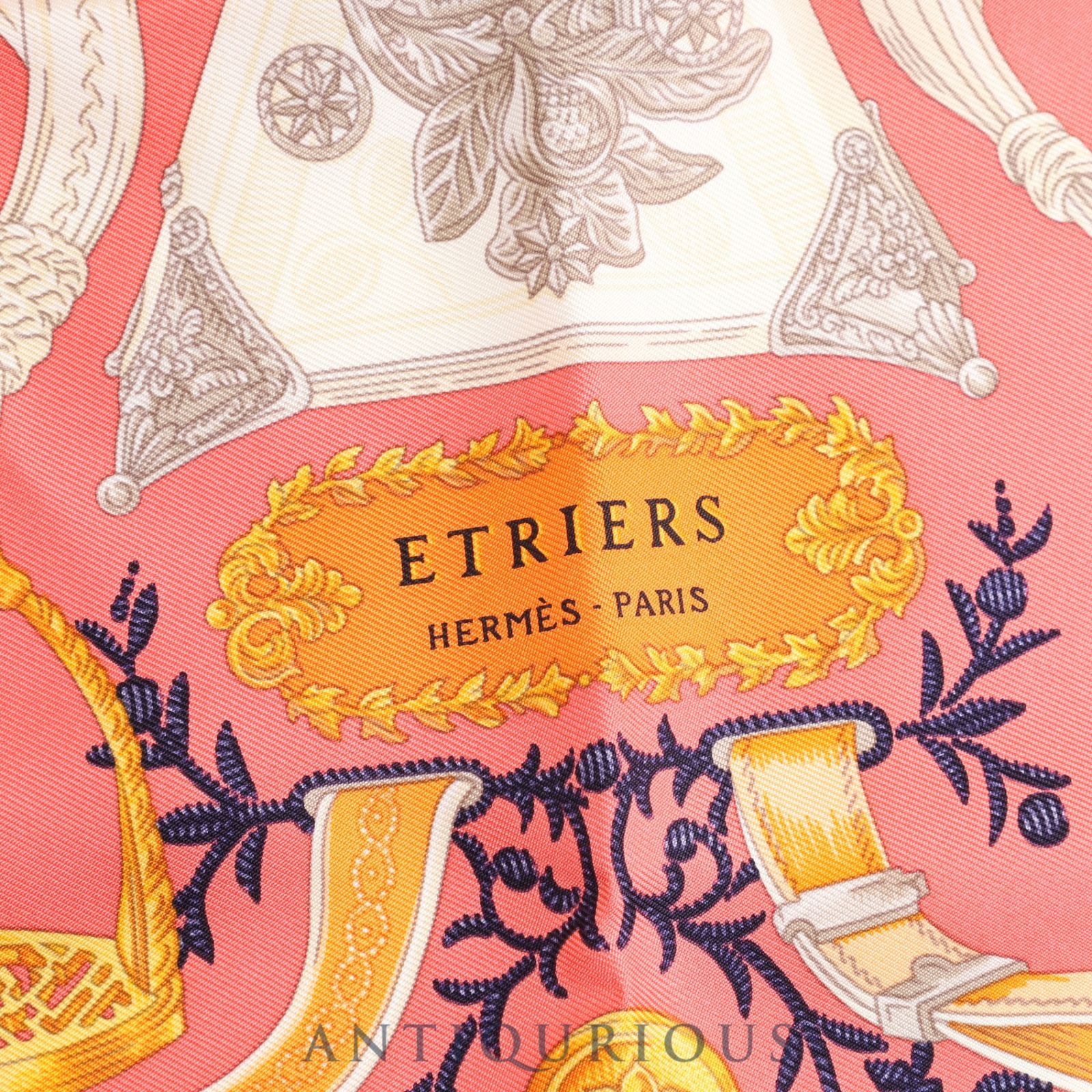 HERMES エルメス カレ45 ETRIERS 鎖 馬具柄 スカーフ 楽天市場】エルメス カレ90 ETRIERS 鐙柄・馬具柄 スカーフ