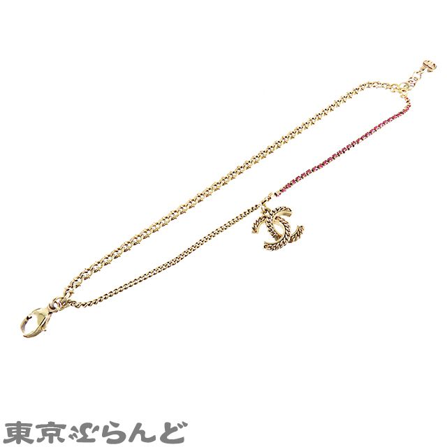 CHANEL チェーンブレスレット メダル付き シャネル CHANEL チェーンモチーフ ブレスレット 12P ゴールド メタル