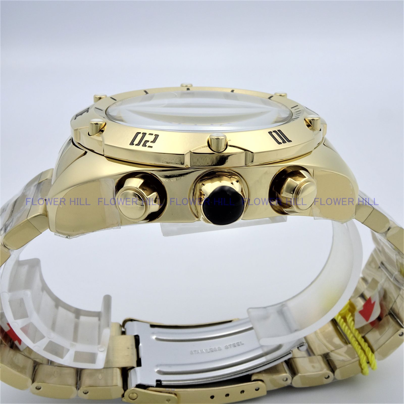 新品 INVICTA 腕時計 メンズ VENOM 38132 クォーツ ゴールドFlowerHill