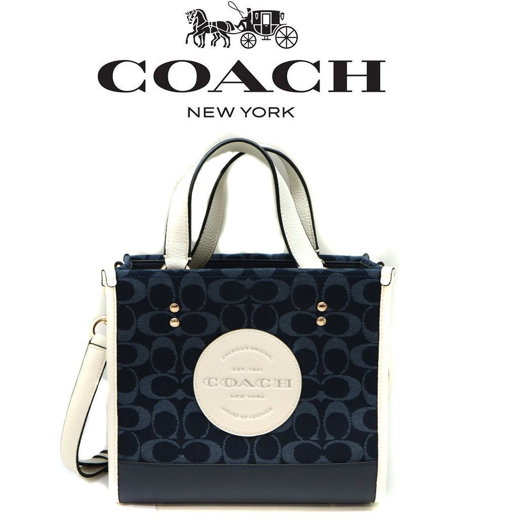 コーチバッグ＞COACH/コーチバッグ ハンドバッグ C5638 デニムマルチ シグネチャー トートバッグ ショルダーバッグ クロスボディー レディース バッグ 斜めがけバッグ アウトレット品 紙袋付属 新品未使用 - メルカリ