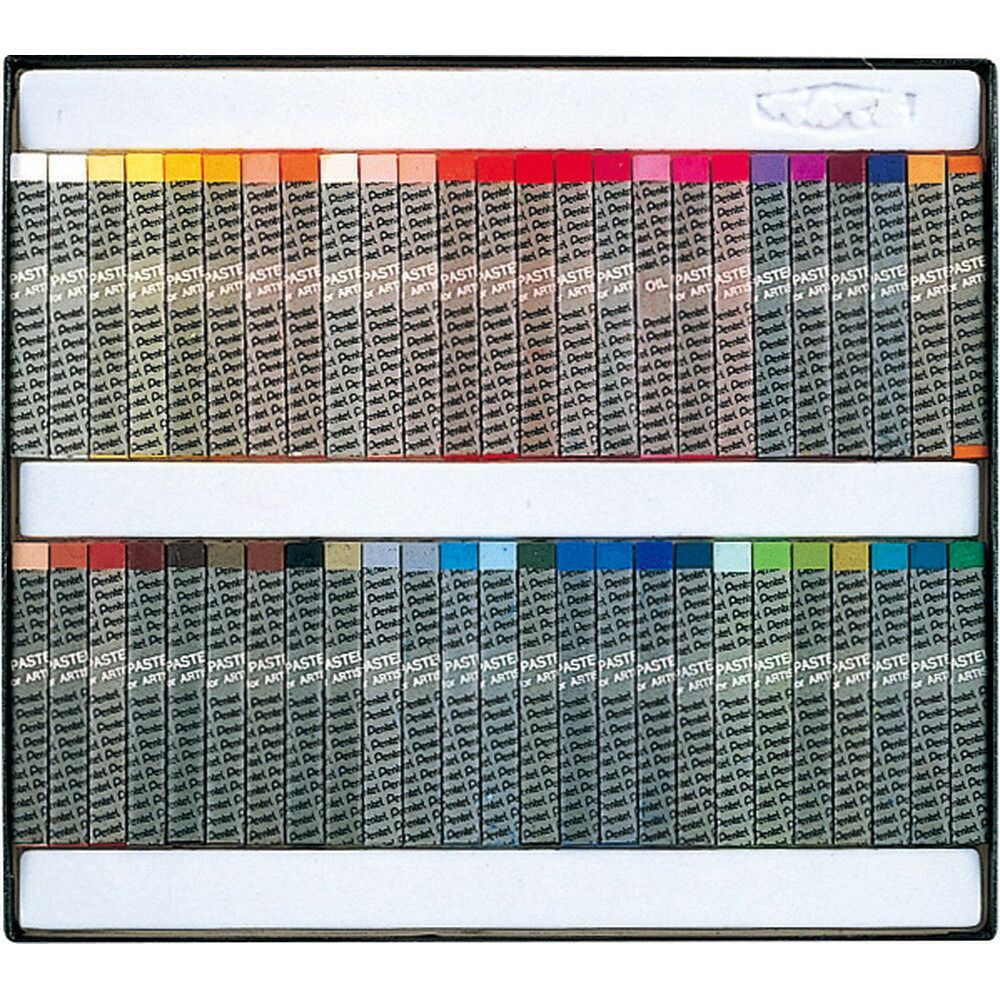 【極！】 まとめ買い ぺんてる 専門家用パス 49色セット 白2本入り PTA-50D ×3セット