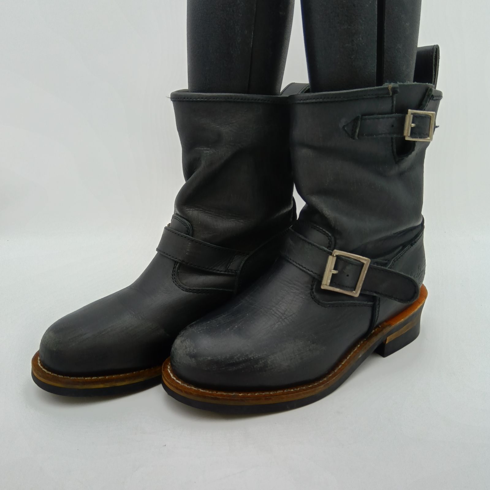 YOSUKE ヨースケ エンジニアブーツ ブラック レディース 24cm A YOSUKE ヨースケ エンジニアブーツ ブラック レディース 24cm A