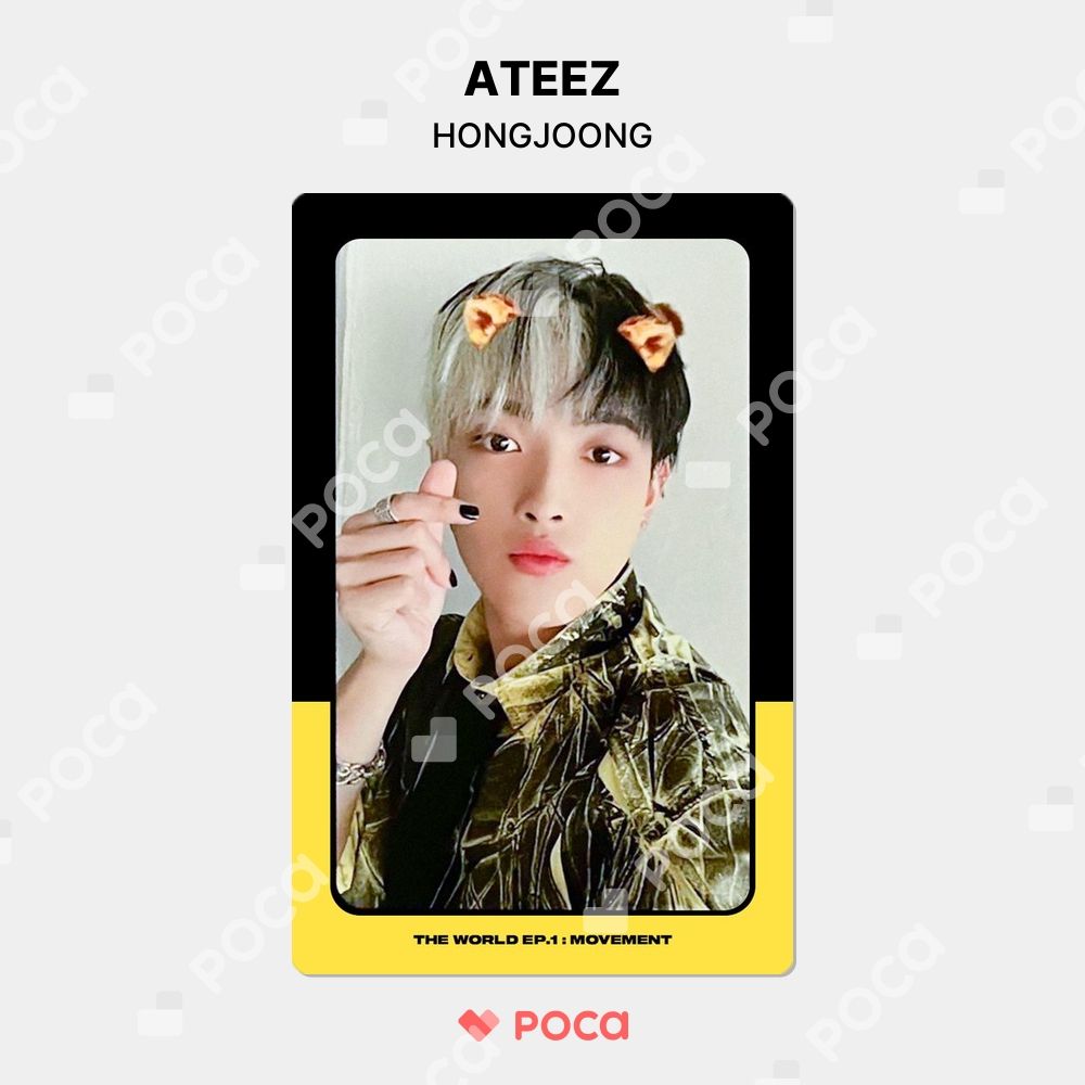 ATEEZ ホンジュン Hongjoong ポラロイド トレカ ポラ ⑨