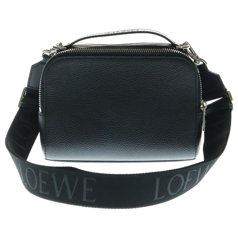 LOEWE ロエベ MINI CAMERA ミニカメラ クロスボディ エンボスロゴ ショルダーバッグ ブラック C660R41X02