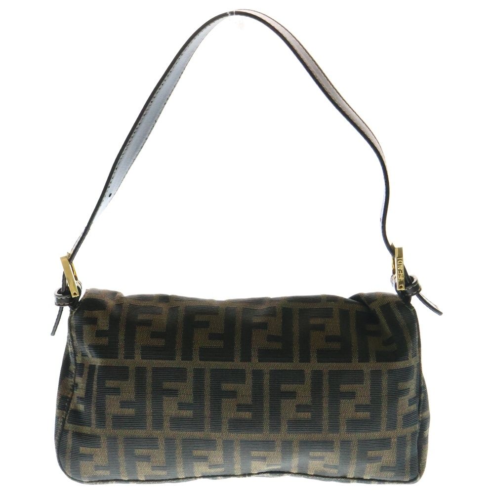 FENDI (フェンディ) マンマバケット ズッカ柄 FFロゴプレート