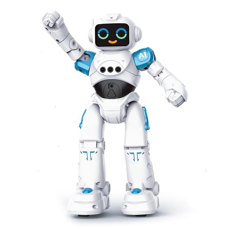 ロボット おもちゃ 男の子のおもちゃ 電動ロボット【2024年新登場】会話機能/音声認識 簡単英語おしゃべり コミュニケーションロボット 知育玩具 子供のおもちゃ プログラム機能/手振り制