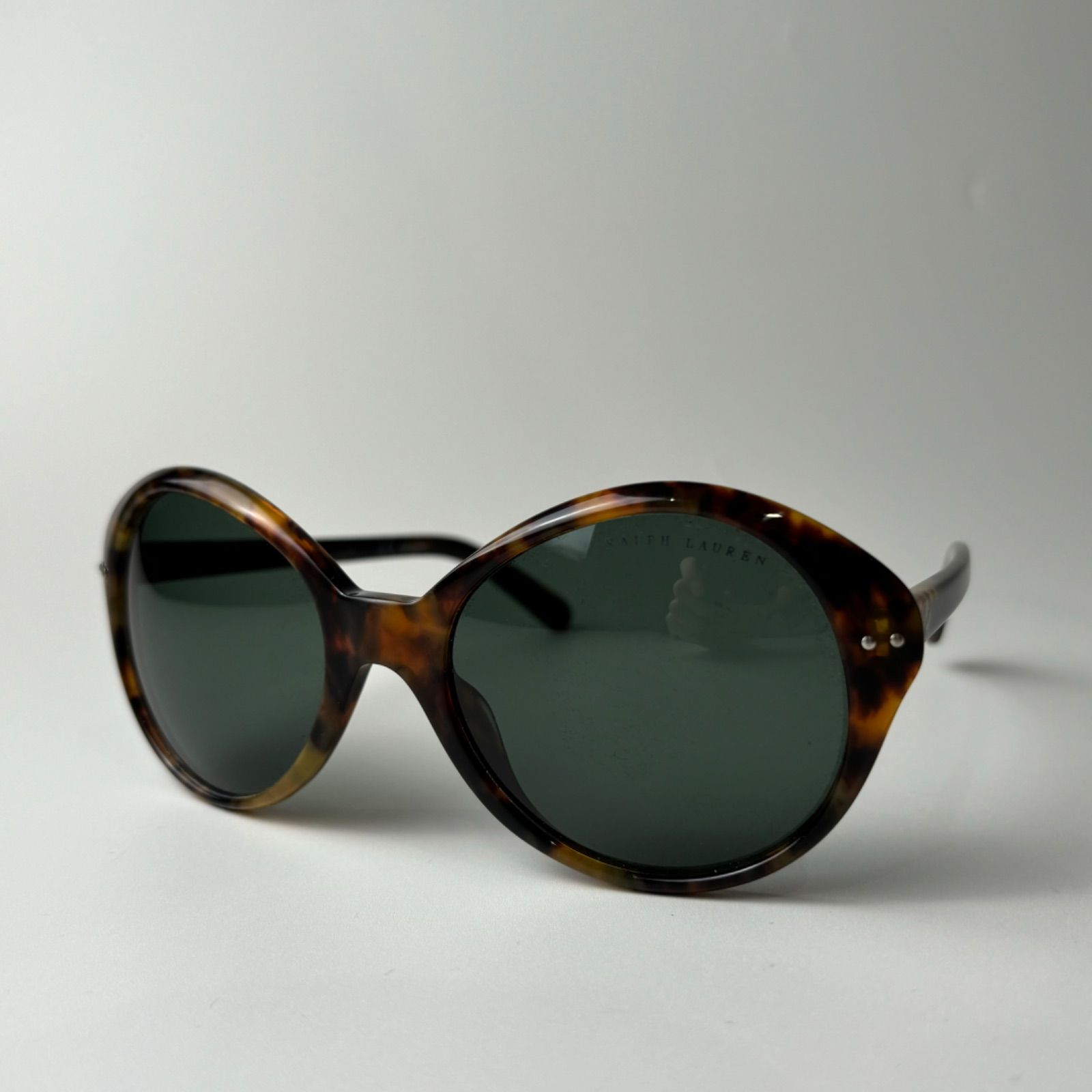 RALPH LAUREN サングラス RL8069 56□20 鼈甲柄 茶 ブラウン