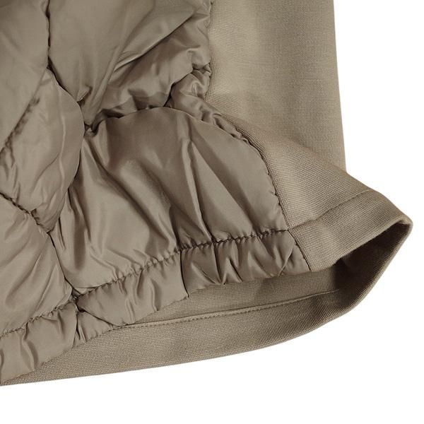 軽量ソフトタフタ収縮キルト4wayロングベスト サイズ40