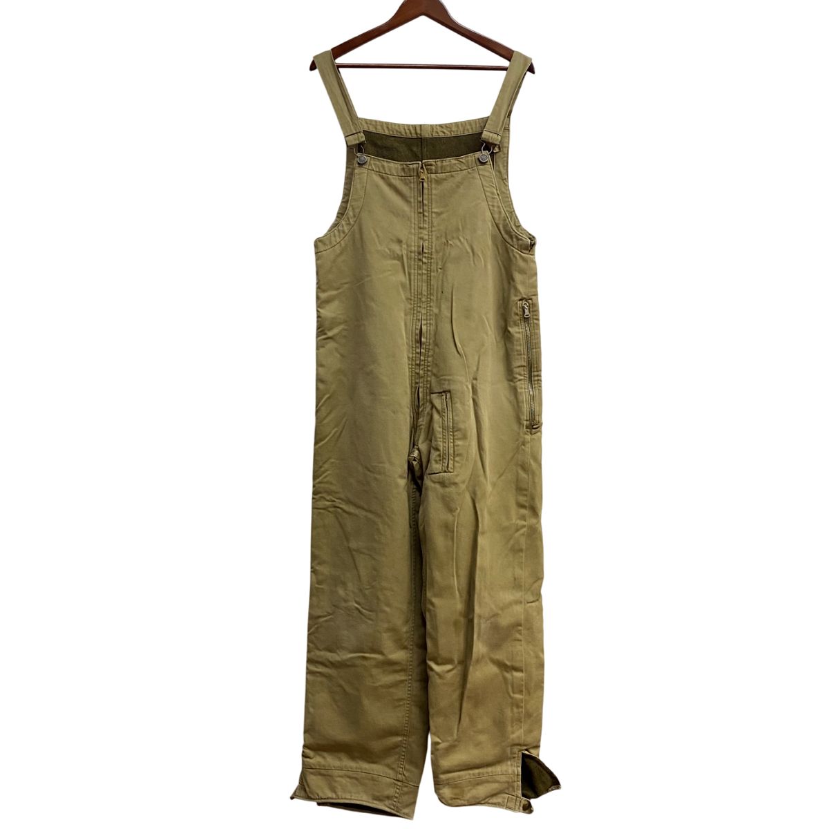 ヴィンテージ 40 s US.ARMY タンカースオーバーオール フルジップ つなぎ オーバーオール カーキ 201MB-1136 VB