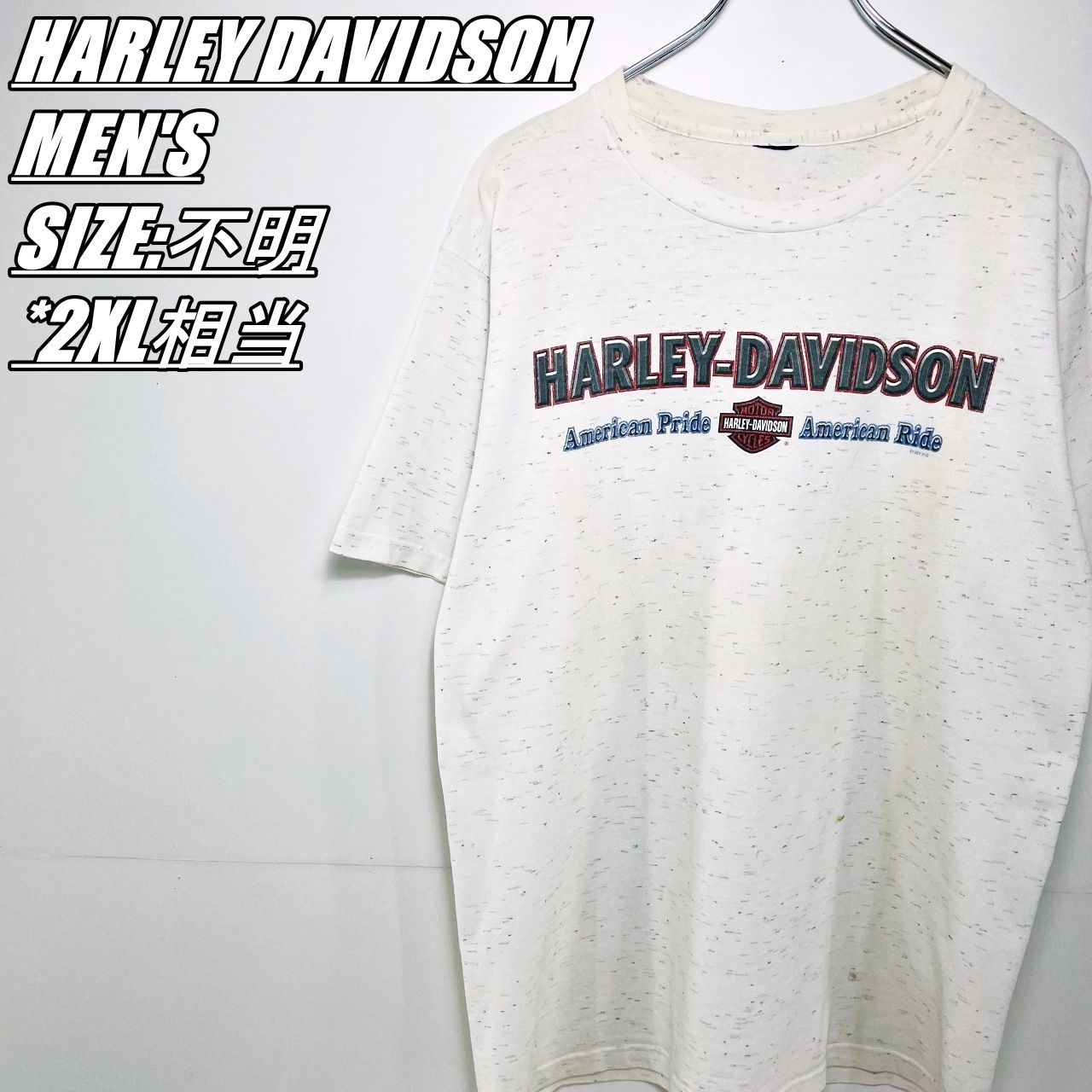 US古着・98年】HARLEY DAVIDSON ハーレーダビッドソン プリントTシャツ 