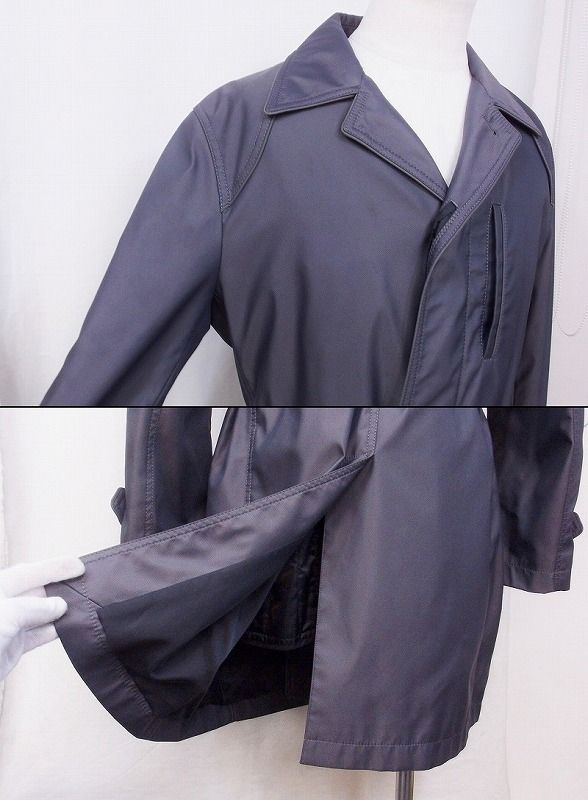 【美品】エポカ　ウォモ　　トレンチコート 200889】EPOCA UOMO エポカ ウォモ 中綿入りライナー付き