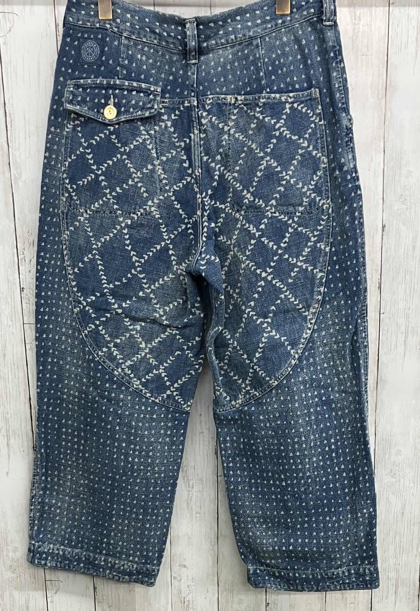 Poter Classic AFRICAN COTTON PANTS ポータークラッシック アフリカンコットン ジーンズ 総柄 サイズM