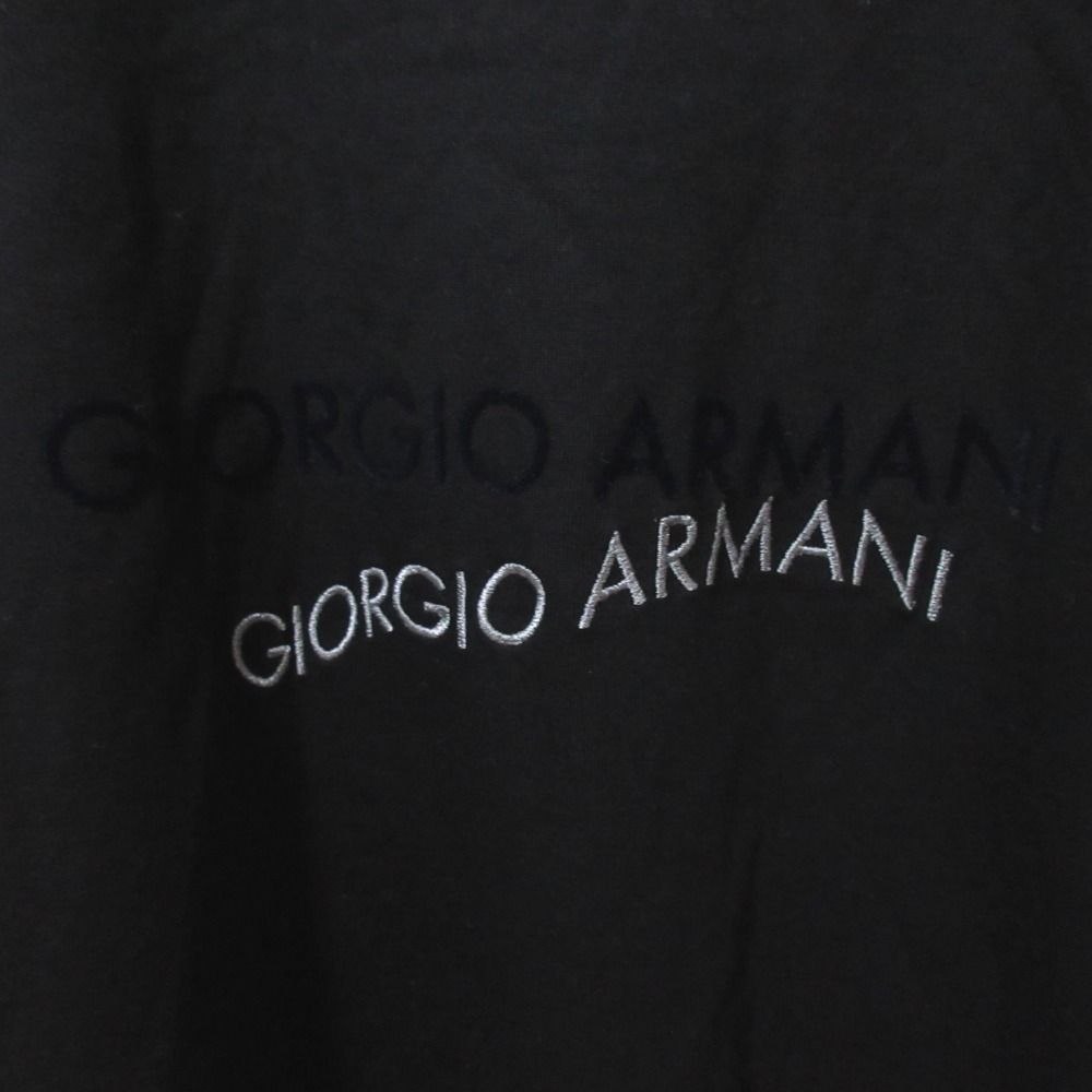 美品 GIORGIO ARMANI ジョルジオアルマーニ ロゴ刺繍 ストレッチ  