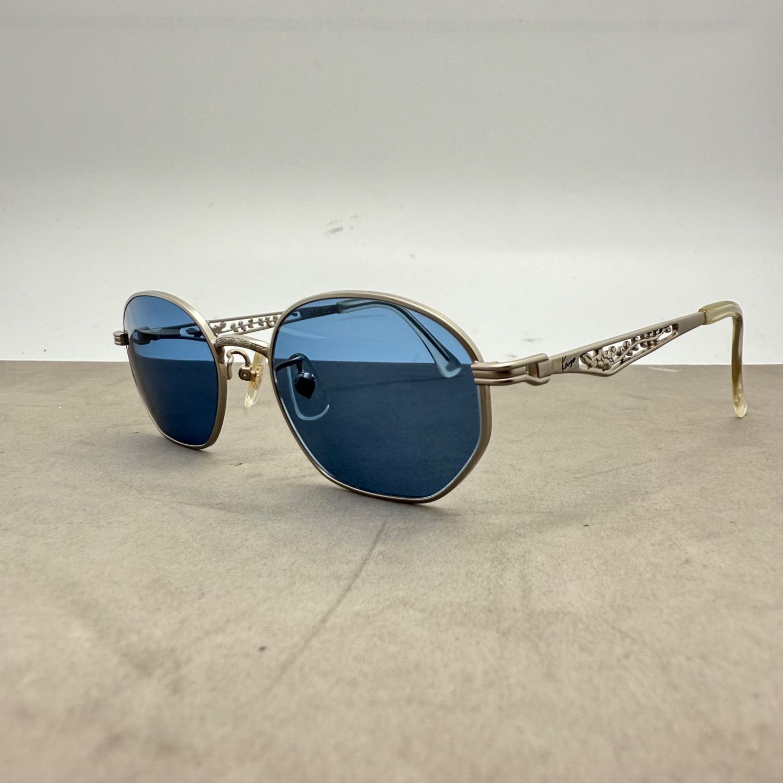 KENZOヴィンテージサングラス2886 VINTAGE RARE KENZO KE2876 ROUND HINGED FOLDABLE SUNGLASSES