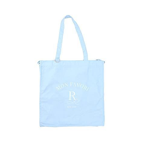 ブルー [フラッテフラッテ] リボン トートバッグ calcedony レディース ブルー