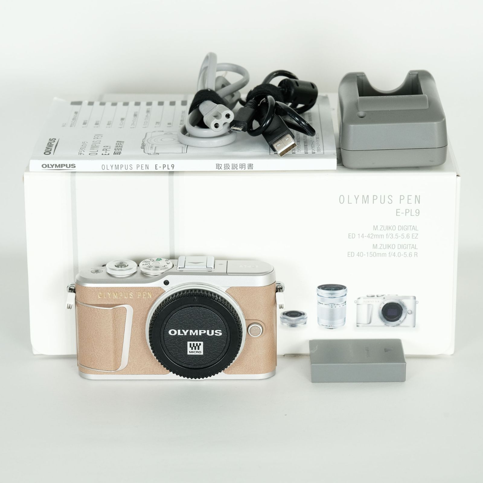 良品｜シャッター数9,407回] OLYMPUS PEN E-PL9 [ボディ ブラウン 