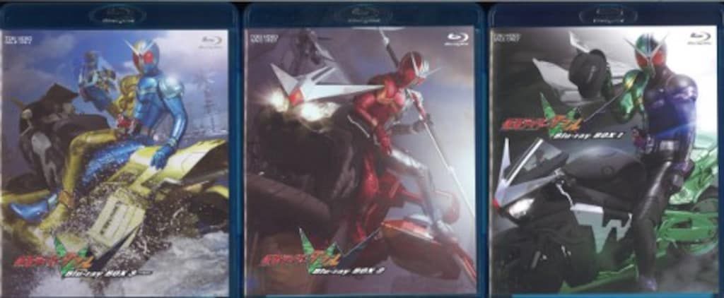特撮Blu-ray ①通常)仮面ライダーW Blu-ray BOX 全3巻セット Amazon.