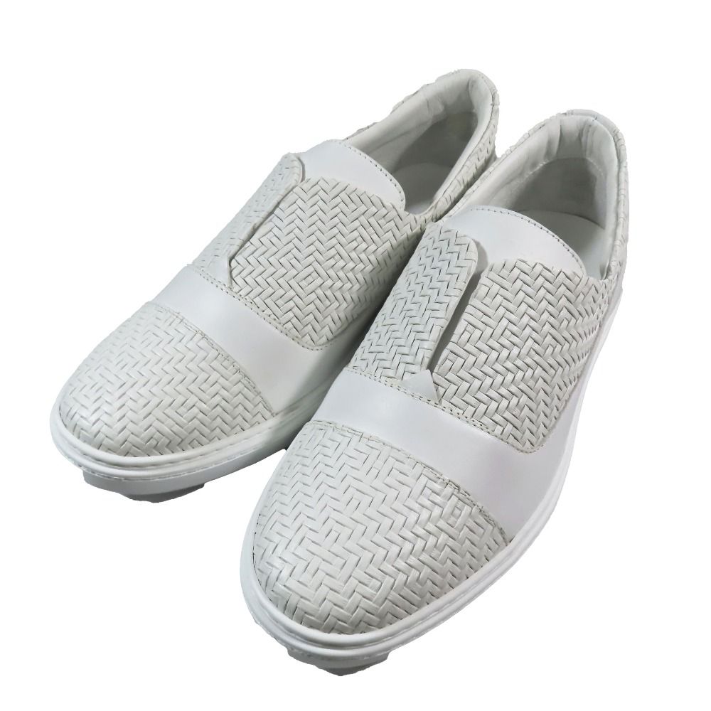 未使用 JIMMY CHOO ジミーチュウ CASPIAN メッシュレザー スニーカー  