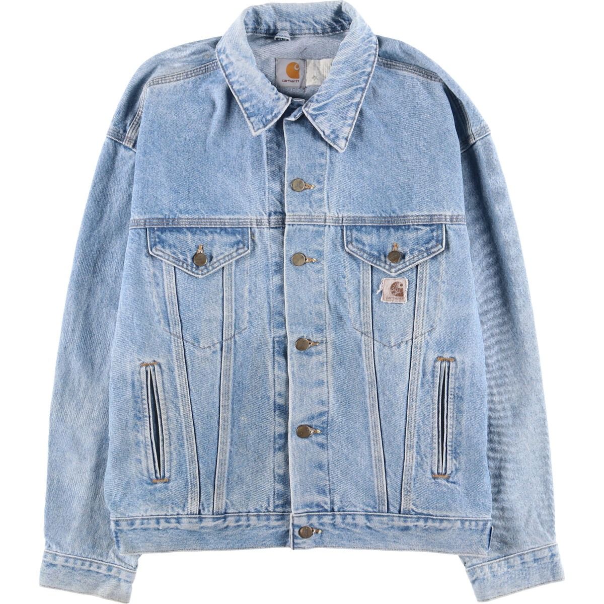 古着 90年代 カーハート Carhartt デニムジャケット Gジャン メンズM 