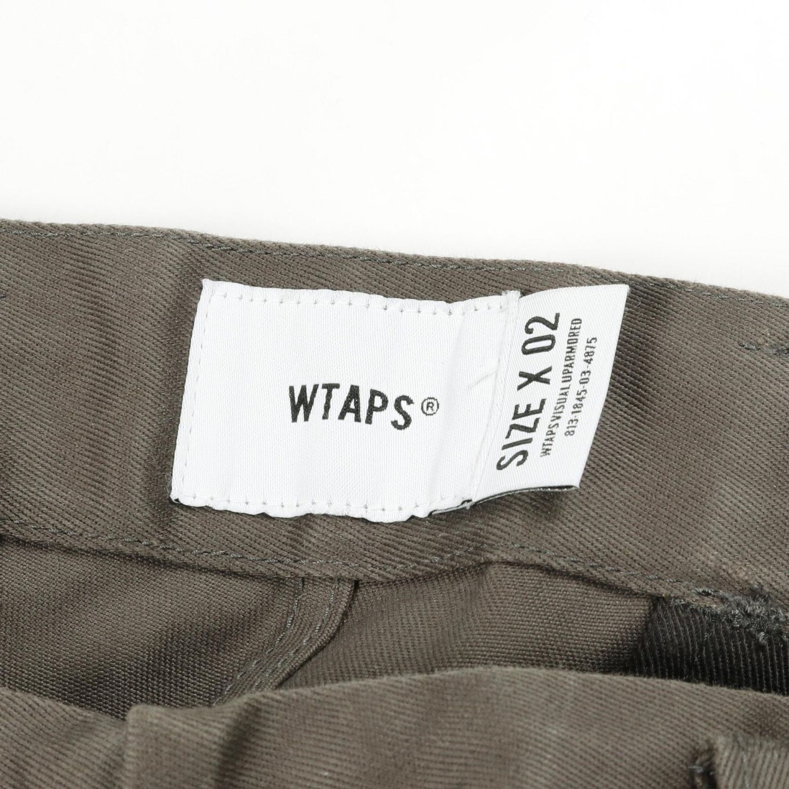 WTAPS ダブルタップス TUCK 02 TROUSERS COTTON TWILL パンツ