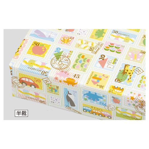 プチスタンプ 包装紙 半裁 50枚 61-261-5-1