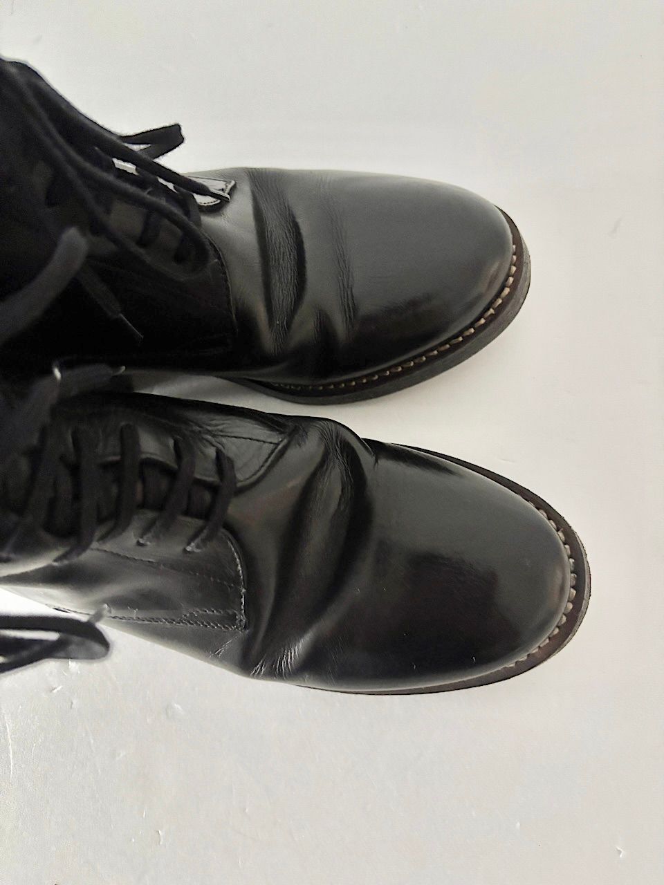 MARGARET HOWELL ストア レースアップ ロングブーツ サイズ36 牛革