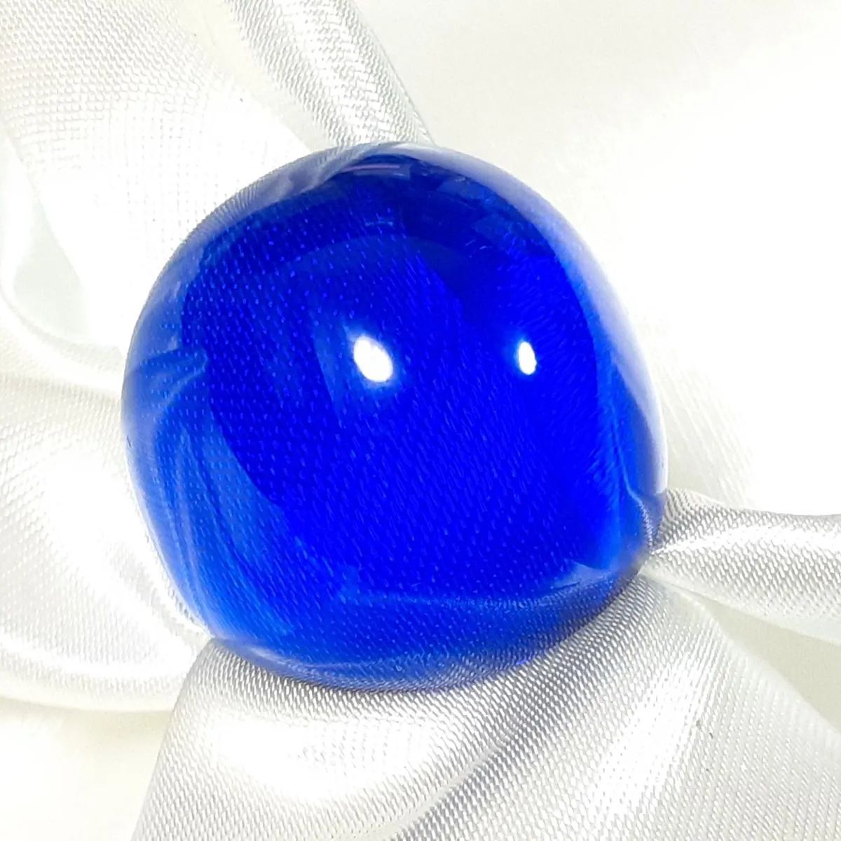 ラリック リング美品  - ガラス ブルー