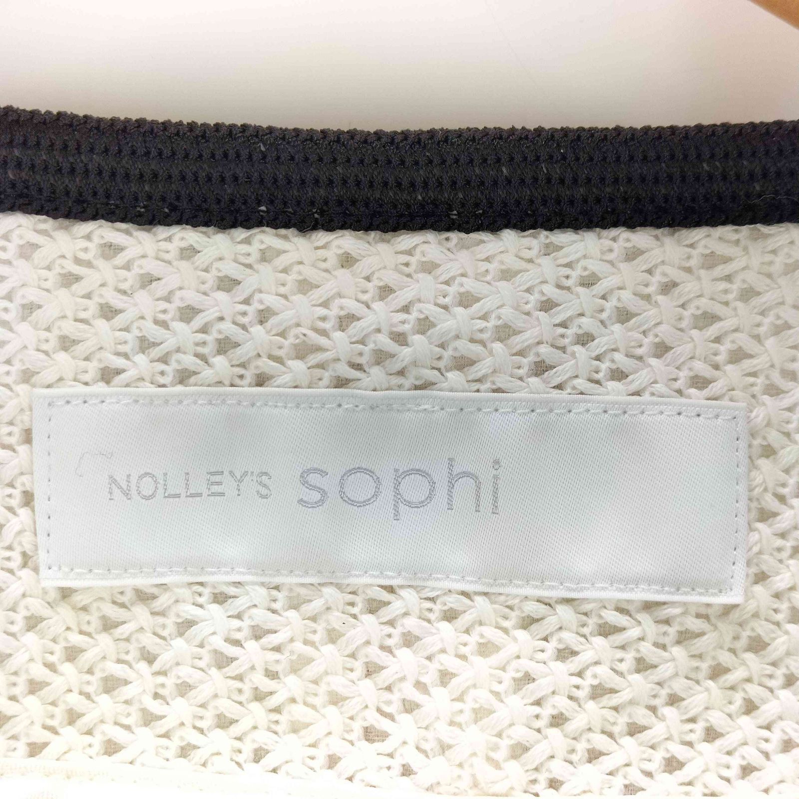 sophi ウォッシャブルギマメッシュパイピングジャケット