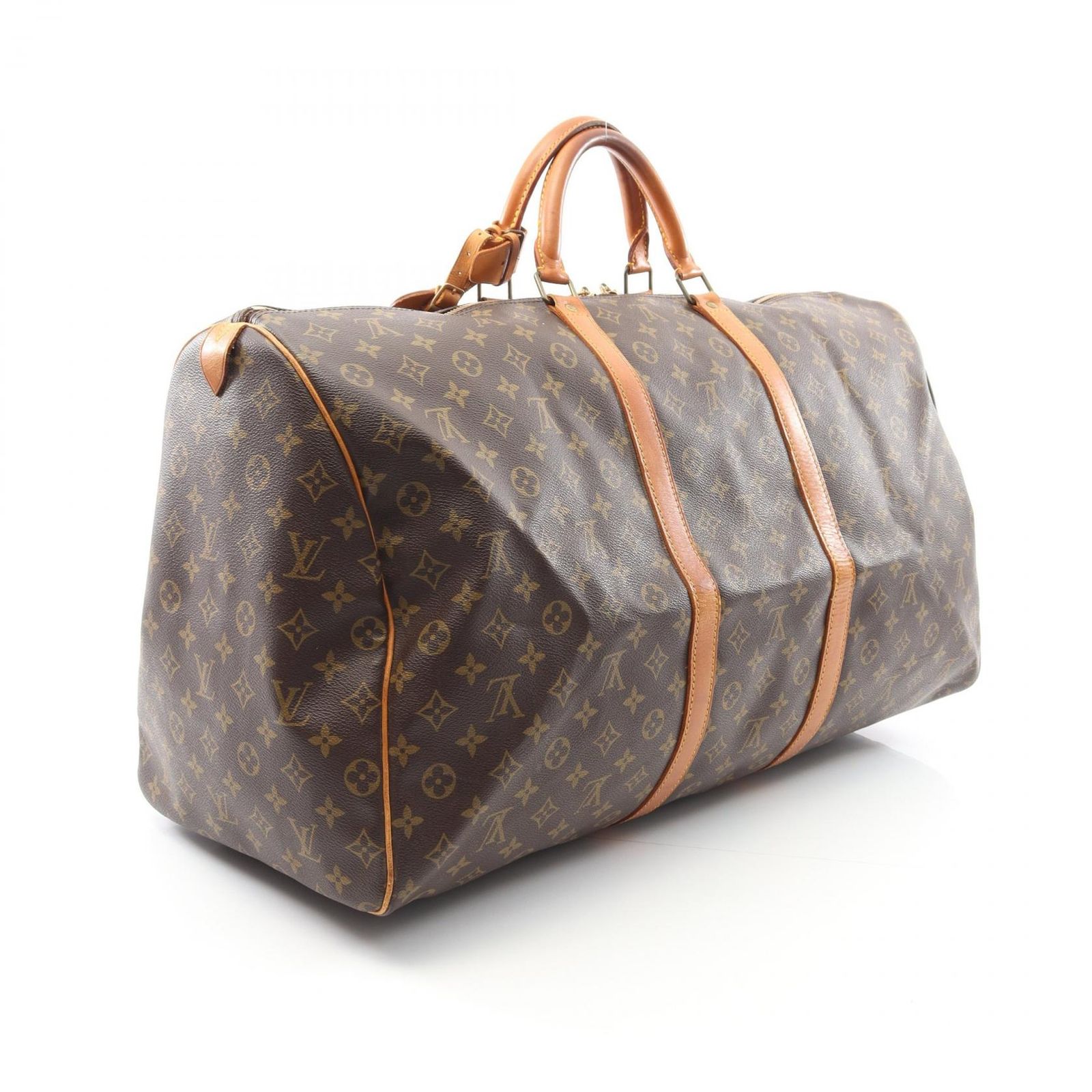 ルイヴィトン モノグラム キーポル 60 ブラウン M41422 ユニセックス