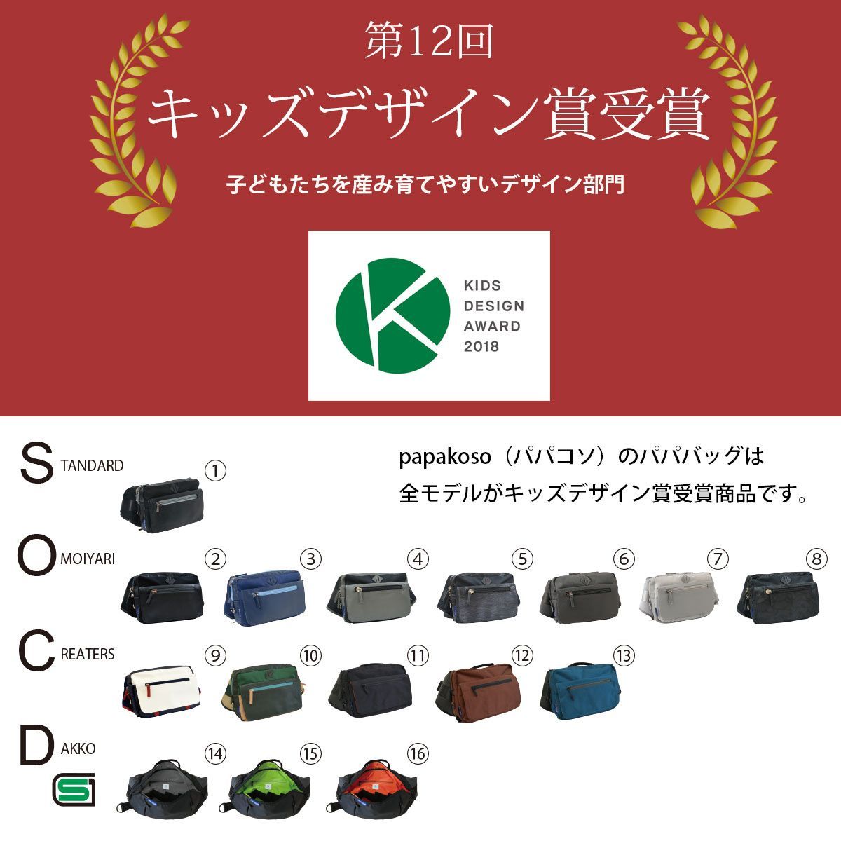 ショルダーバッグ パパバッグ