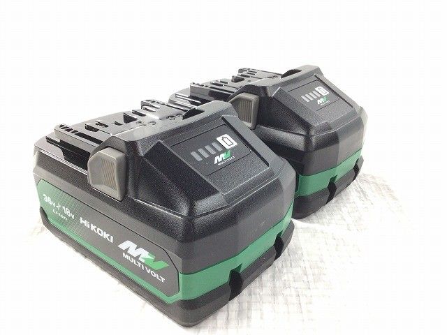 ♥品 2点セット HiKOKI ハイコーキ 36V 4.0Ah 純正 マルチボルトバッテリー BSL36B18X リチウムイオン蓄電池117573