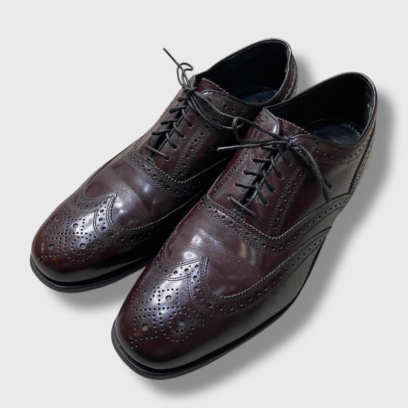 ☆FLORSHEIM☆フローシャイム☆ウィングチップシューズ☆メダリオン 