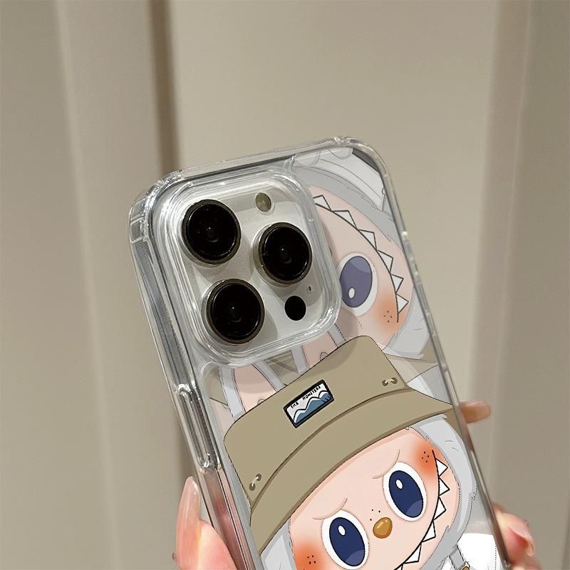 ラブブ iphoneケース 透明な iphone16 iphone15軟殻 グッズ 携帯
